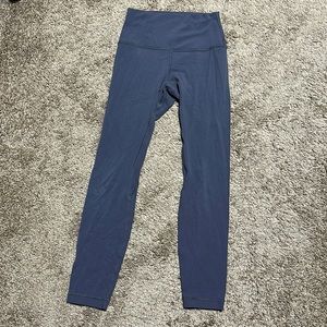 Lululemon Gray Align 7/8 leggings Size 4